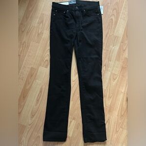 NWT Women’s Black Classic Straight Mid-Rise Jeans